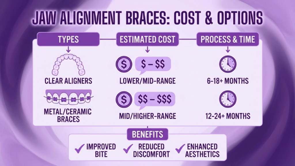 Jaw Alignment Braces Cost 2026 – Braces vs Surgery