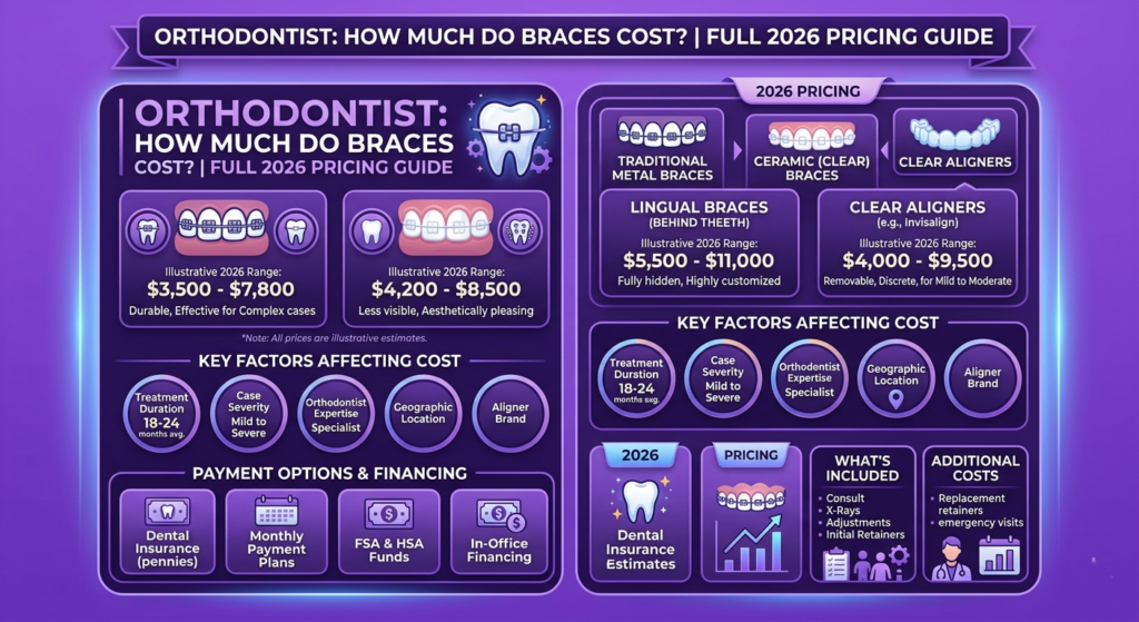 Orthodontist How Much Do Braces Cost? Full 2026 Pricing