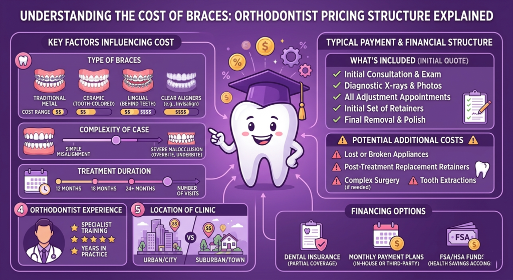 Orthodontist Braces Cost: Flat-Fee vs. Itemized Hidden Fees
